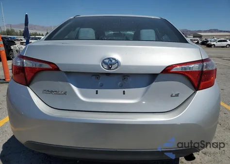 2016 Toyota Corolla L из США, поврежденный, VIN 2T1BURHE8GC688718